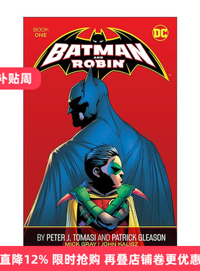 英文原版 Batman and Robin by Peter J. Tomasi and Patrick Gleason Book One 蝙蝠侠与罗宾 卷一 DC漫画 进口英语原版书籍
