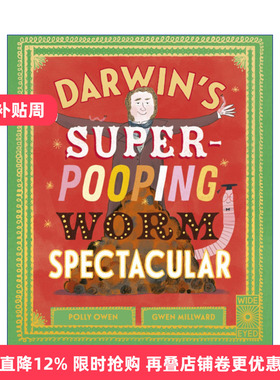 英文原版 Darwin's Super-Pooping Worm Spectacular 达尔文的超级蠕虫奇观 儿童科普百科精装 英文版 进口英语原版书籍
