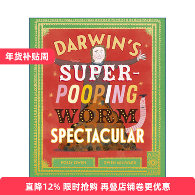 英文原版 Darwin's Super-Pooping Worm Spectacular 达尔文的超级蠕虫奇观 儿童科普百科精装 英文版 进口英语原版书籍