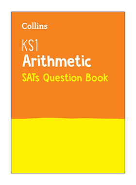 英文原版 Collins KS1 Arithmetic SATs Question Book 柯林斯小学数学算术练习册 英文版 进口英语原版书籍