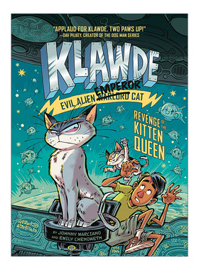 英文原版小说 Klawde Evil Alien Warlord Cat 06Revenge of the Kitten Queen 邪恶猫大帝克劳德系列6 儿童章节桥梁书精装进口书