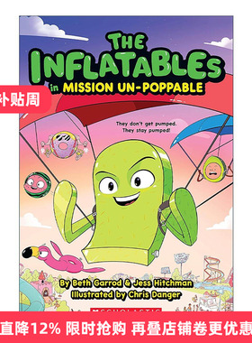英文原版 The Inflatables In Mission Un-Poppable 充气艇大作战3 图像小说 英文版 进口英语原版书籍