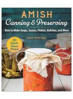 英文原版 Amish Canning & Preserving 英文版 进口英语原版书籍
