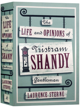 项狄传 The Life and Opinions of Tristram Shandy Gentleman 英文原版小说 绅士特里斯舛项狄的生平与见解 劳伦斯斯特恩代表作