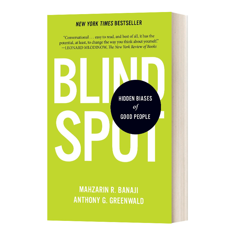 Blindspot 盲点 好人的潜意识偏见 Mahzarin R. Banaji进口原版英文书籍