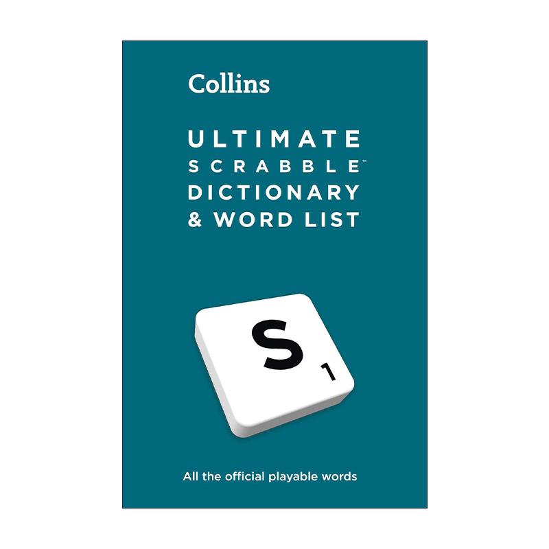 英文原版 Collins Ultimate SCRABBLE? Dictionary and Word List 柯林斯拼字游戏词典和词汇清单 第六版 精装 进口英语原版书籍