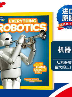 National Geographic Kids Everything Robotics 国家地理儿童版百科书 机器人10-14岁中小学生英语课外阅读读物 进口英文原版