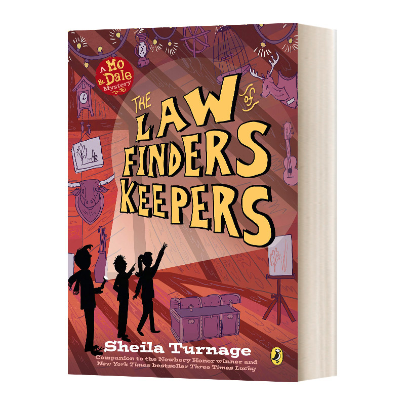 英文原版 The Law of Finders Keepers Mo& Dale Mysteries 04谁找到就是谁的纽伯瑞奖儿童章节桥梁书英文版进口英语原版书