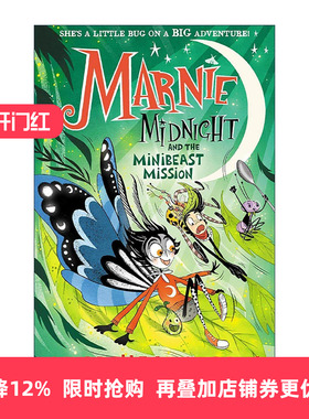英文原版 Marnie Midnight and the Minibeast Mission 午夜精灵玛尼3 长尖牙的阿米莉亚系列作者新作 英文版 进口英语原版书籍