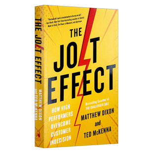 Effect 书 进口英语原版 商业管理 The JOLT 精装 高绩效员工如何应对客户 震荡效应 Dixon 英文原版 犹豫不决 Matthew 销售技巧