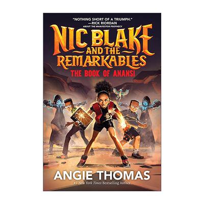英文原版 Nic Blake and the Remarkables The Book of Anansi 妮可布莱克与超凡家族 安纳西之书 儿童奇幻小说 英文版