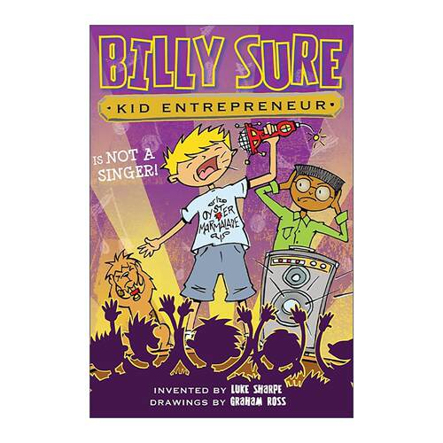 英文原版 Billy Sure Kid Entrepreneur Is NOT A SINGER! 小企业家比利的故事卷9 英文版 进口英语原版书籍