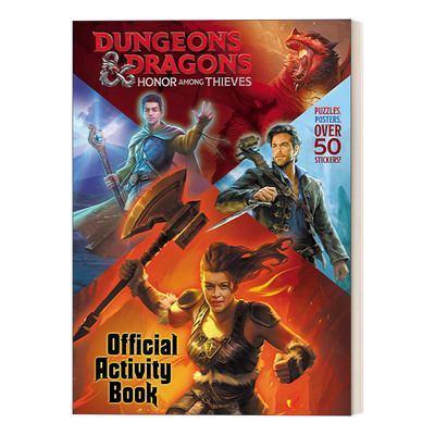 英文原版Dungeons&Dragons Honor Among Thieves Official Activity Book龙与地下城 侠盗荣耀 电影版官方活动书 英文版进口英语书