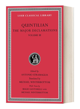 英文原版小说 The Major Declamations Volume III Quintilian 主要演说卷3 拉英对照版 洛布古典丛书 英文版 进口英语原版书籍