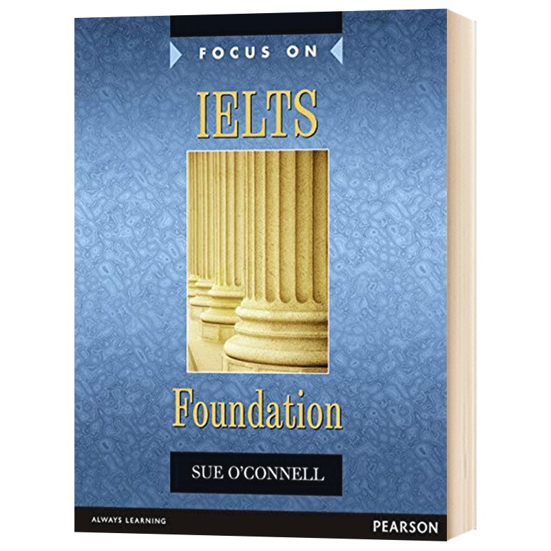 聚焦雅思基础篇英文原版雅思备考指导书 Focus on IELTS Foundation雅思核心语法与词汇指导练习培生雅思考试应试技巧书-封面