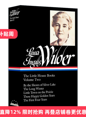 英文原版 Laura Ingalls Wilder 劳拉·英格尔斯·怀德 小屋系列书卷二 美国图书馆 精装 英文版 进口英语原版书籍