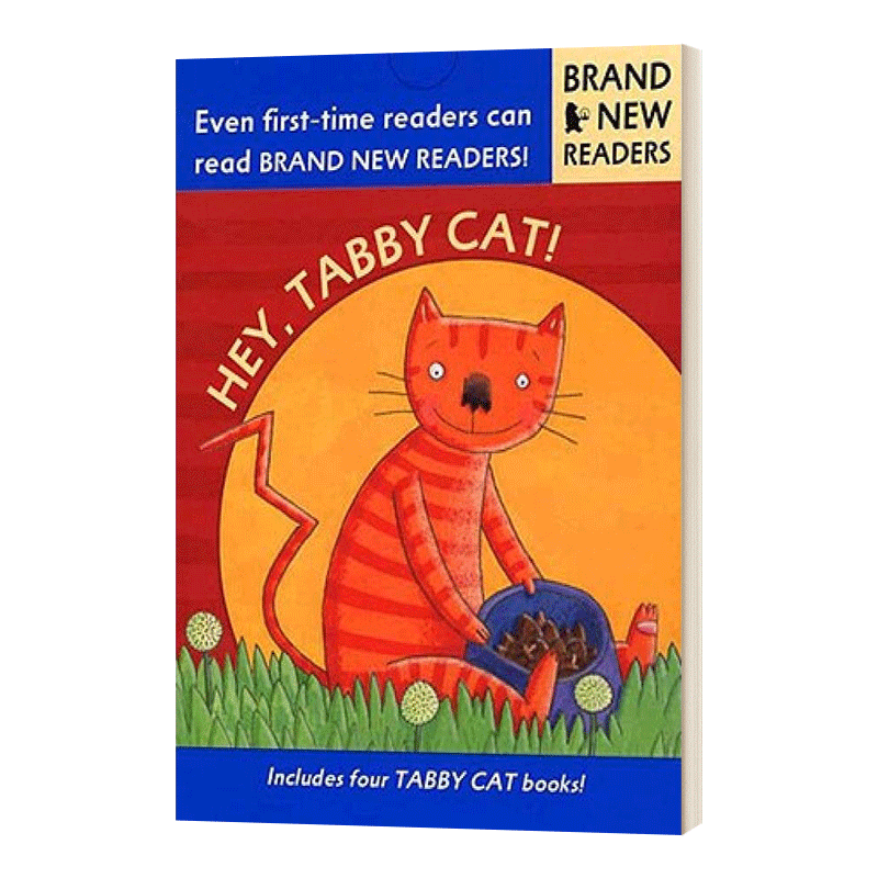 英文原版 Hey, Tabby Cat! Brand New Readers 嘿,虎斑猫! 4-8岁儿童幽默故事绘本 Phyllis Root 英文版 进口英语原版书籍