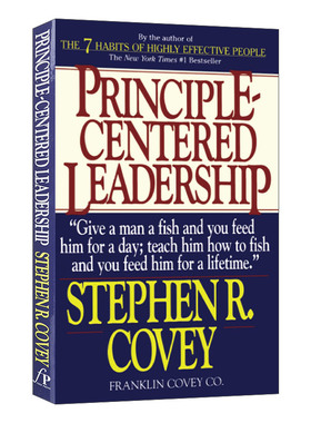 Principle Centered Leadership 高效能人士的领导准则进口原版英文书籍