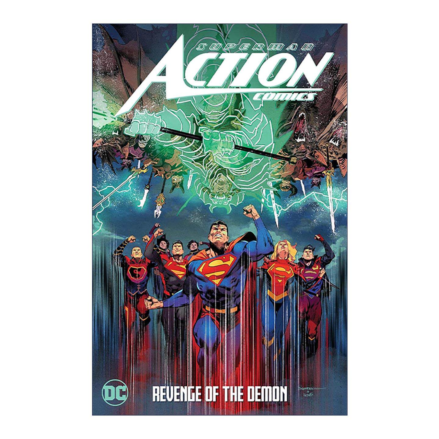 英文原版 Superman Action Comics Vol.3 Revenge of the Demon 超人 动作漫画 卷三 恶魔的复仇 DC漫画 英文版进口英语原版书籍