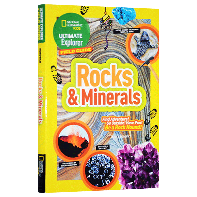 英文原版 Ultimate Explorer Field Guide Rocks and Minerals 美国国家地理 终极探险家野外指南 岩石和矿物 英文版