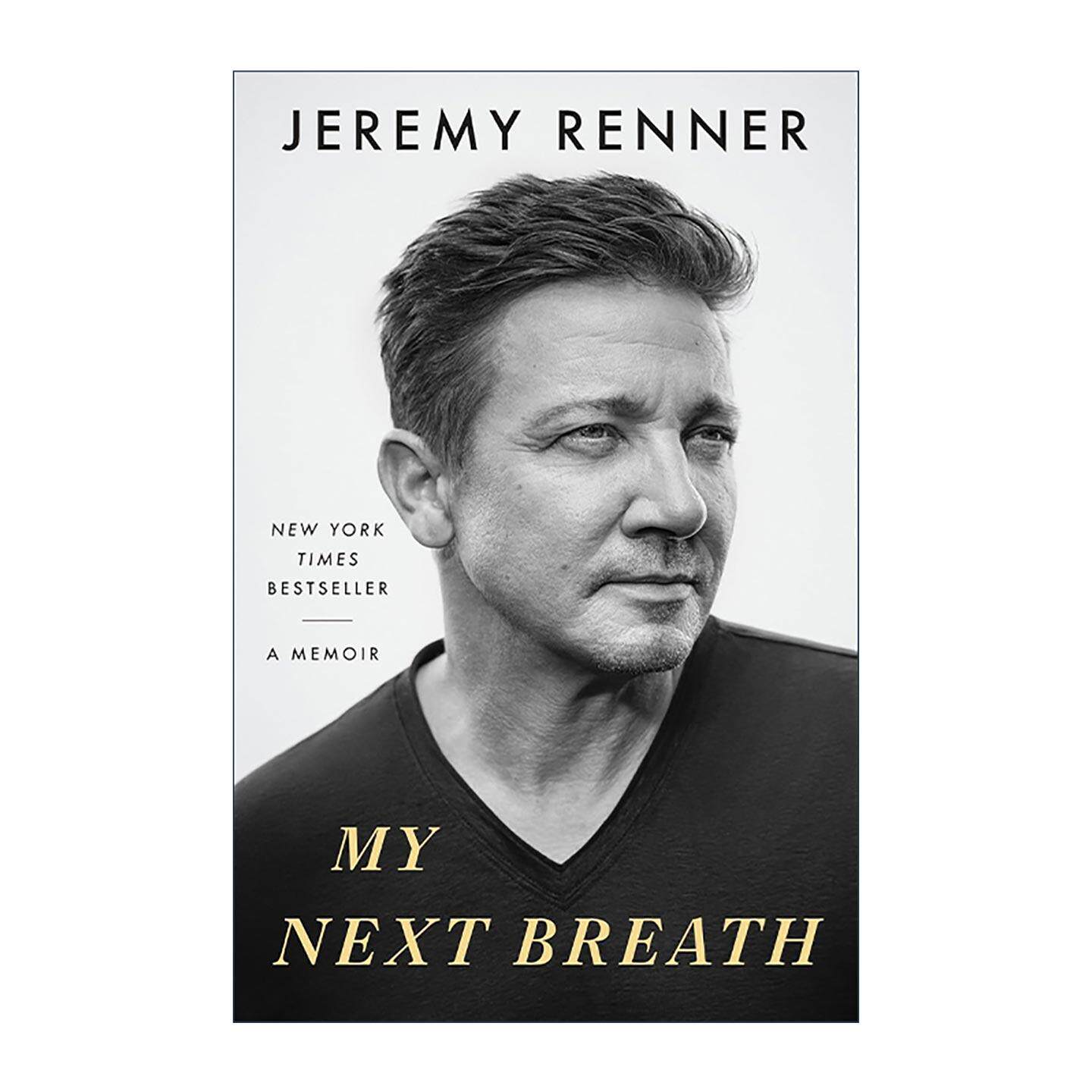 英文原版 My Next Breath 我的下一次呼吸 杰瑞米·雷纳自传 精装 鹰眼 英文版 进口英语原版书籍