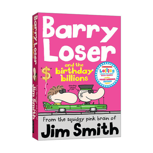 英文原版 Barry Loser and the Birthday Billions 倒霉蛋巴里和生日十亿计划 幽默漫画小说 英文版 进口英语原版书籍