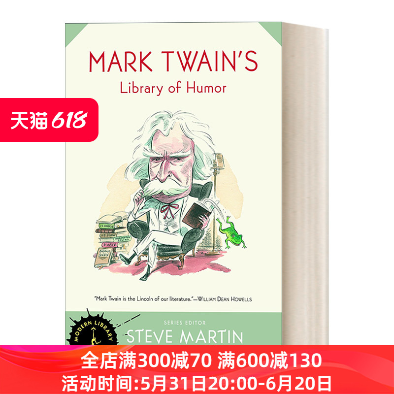 英文原版 Mark Twain's Library of Humor Modern Library Humor and Wit 马克吐温的幽默图书馆 兰登书屋现代图书馆 进口英语书籍 书籍/杂志/报纸 文学小说类原版书 原图主图