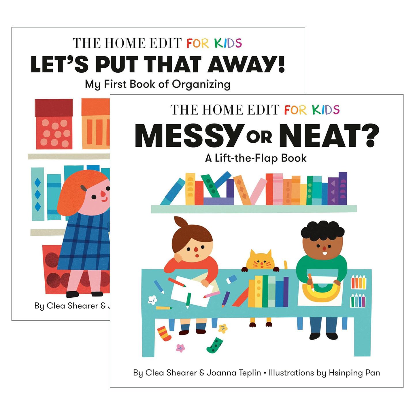 英文原版 The Home Edit for Kids 2册 儿童收纳启蒙认知绘本 纸板书 整理达人Clea Shearer 英文版 进口英语原版书籍