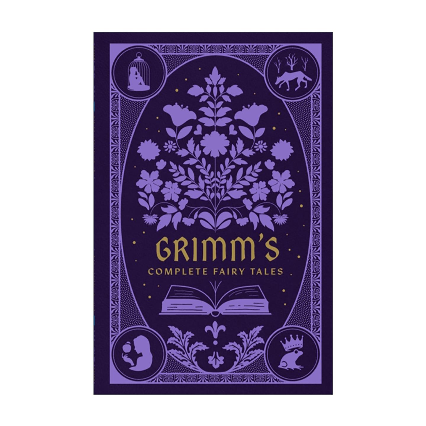 英文原版 Grimm’s Complete Fairy Tales 格林童话全集 皮革精装收藏版 巴诺经典 英文版 进口英语原版书籍