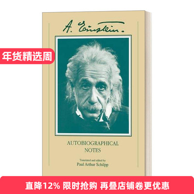 英文原版爱因斯坦自传笔记