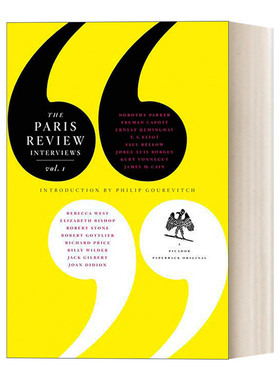 英文原版 The Paris Review Interviews I 16 Celebrated Interviews 巴黎评论作家访谈1 英文版 进口英语原版书籍