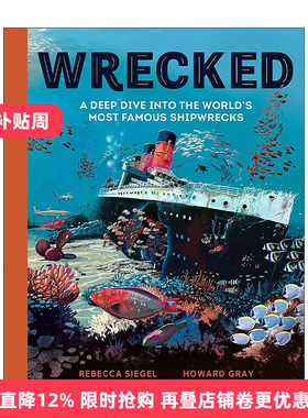 英文原版 Wrecked 沉船 探索世上著名沉船事故 儿童科普百科读物精装 英文版 进口英语原版书籍
