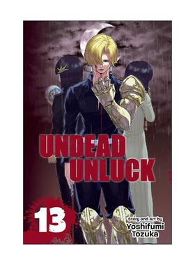 英文原版 Undead Unluck Vol.13 不死不幸 漫画卷13 英文版 进口英语原版书籍