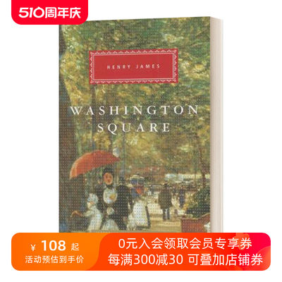 Washington Square 华盛顿广场 人人图书馆精装收藏版进口原版英文书籍