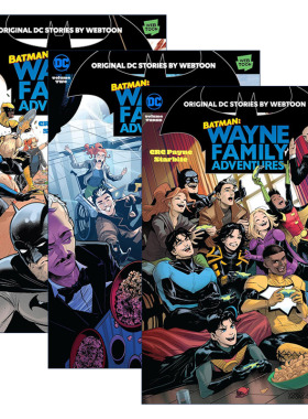 英文原版 Batman Wayne Family Adventures 蝙蝠侠韦恩家族冒险系列3册 DC漫画 CRC Payne 英文版 进口英语原版书籍