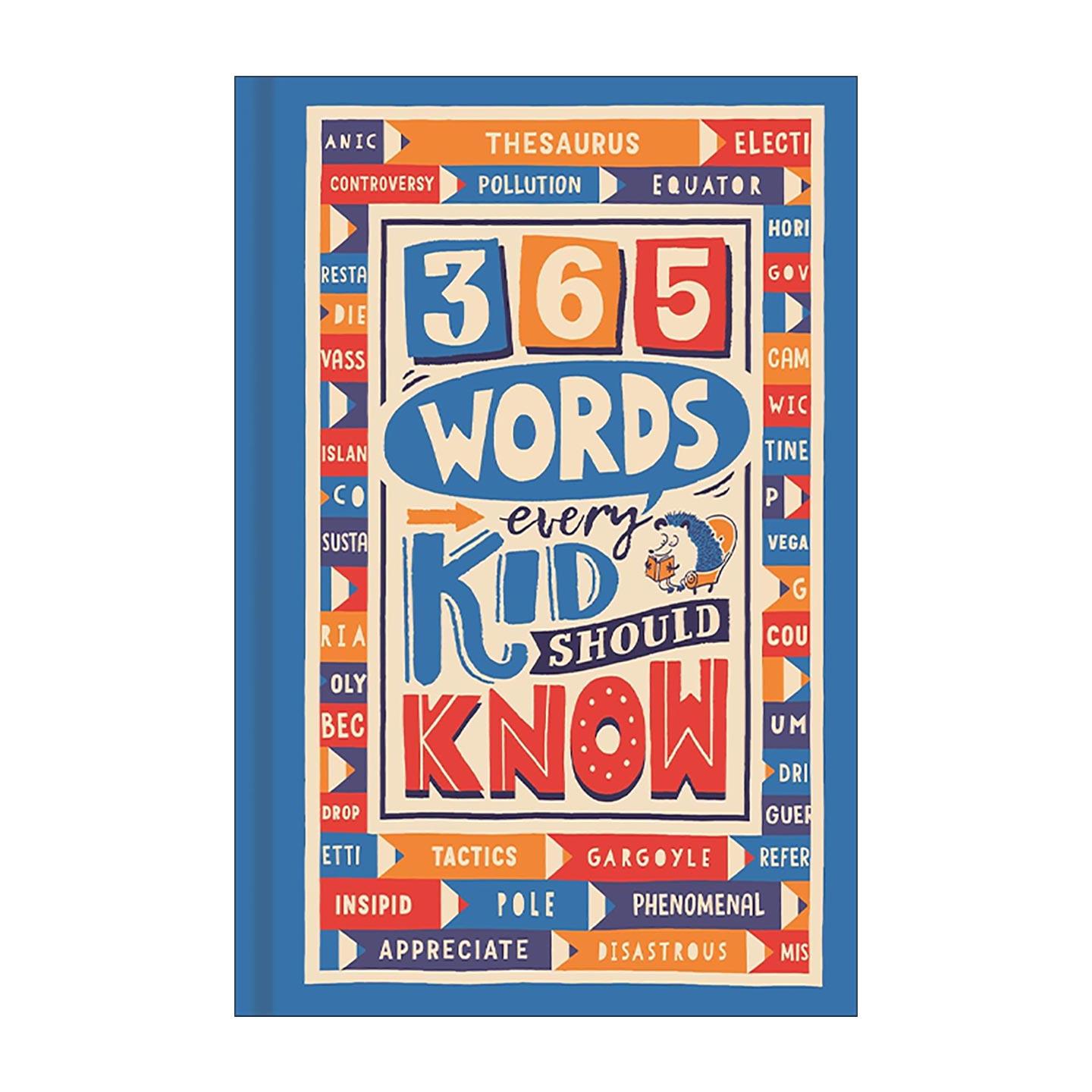 英文原版 365 Words Every Kid Should Know 每个孩子都应该掌握的365个英文词汇 精装 英文版 进口英语原版书籍
