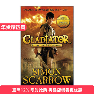 英文原版 Gladiator Fight for Freedom 角斗士1 西蒙·斯卡罗 畅销青少年古罗马战斗小说 英文版 进口英语原版书籍