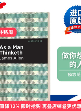 英文原版 As A Man Thinketh 做你想做的人 励志随笔 英文版 进口英语原版书籍