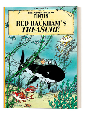 英文原版 Red Rackham'S Treasure 丁丁历险记之红色拉克姆的宝藏 英版 The Adventures Of Tintin 英文版 进口英语原版书籍