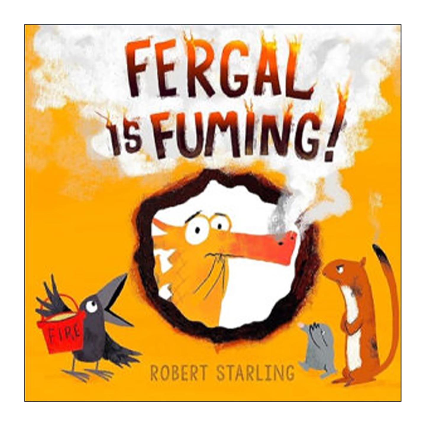 英文原版 Fergal is Fuming 小恐龙费格尔气冒烟 儿童情绪管理绘本 英文版 进口英语原版书籍