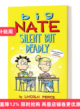 Big Nate: Silent But Deadly 大内特系列18 全彩漫画小说进口原版英文书籍