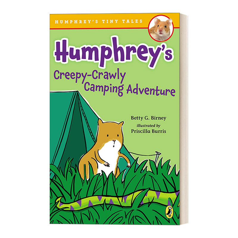 英文原版 Humphrey's Creepy-Crawly Camping Adventure Humphrey's Tiny Tales 03汉弗莱的小故事系列3毛骨悚然的野营冒险