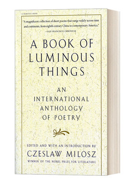 英文原版 A Book of Luminous Things 米沃什诗集 明亮事物之书 Czeslaw Milosz 诺贝尔奖获得者精选 进口英语原版书籍