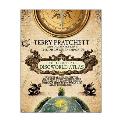 英文原版 The Discworld Atlas 碟形世界地图 精装全彩插画 特里·普拉切特 英文版 进口英语原版书籍