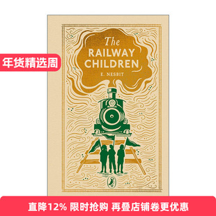 英文原版 The Railway Children 铁路边的孩子们 Puffin Clothbound Classics 精装海雀布纹经典 英文版 进口英语原版书籍