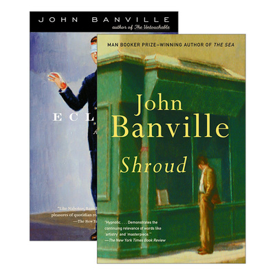 英文原版小说 Cleave Trilogy 2册 Vintage International John Banville约翰 班维尔 月食 裹尸布 英文版 进口英语原版书籍