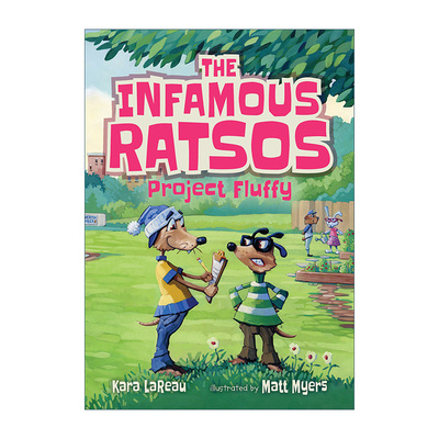 英文原版 The Infamous Ratsos Project Fluffy 声名狼藉的拉索系列3 蓬松计划 儿童幽默故事 章节桥梁故事书 英文版 进口英语书