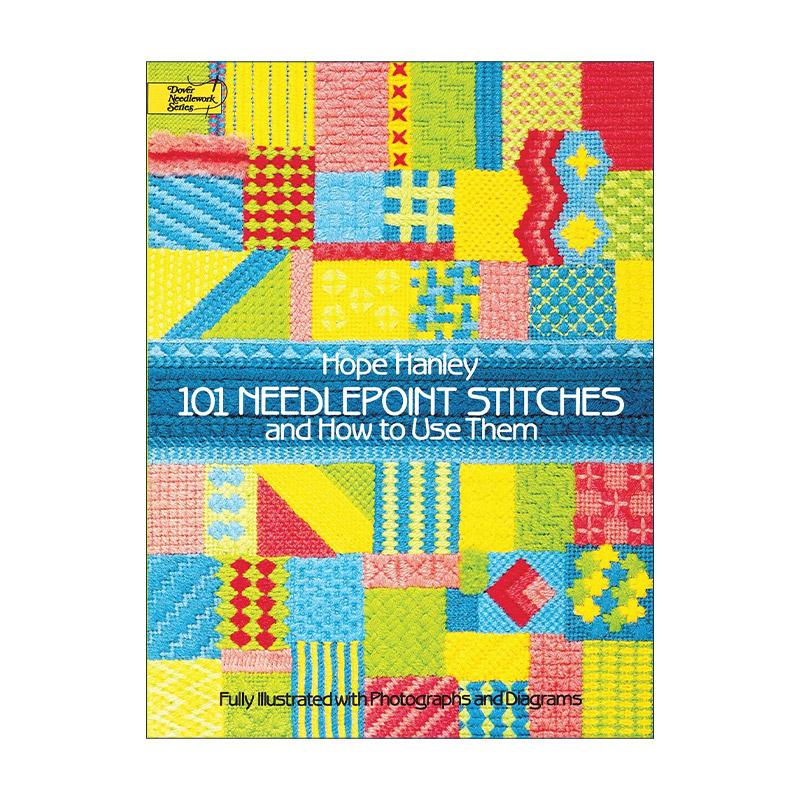 英文原版 101 Needlepoint Stitches and How to Use Them 101种针线活实用插图指南 针脚 装饰设计 英文版 进口英语原版书籍