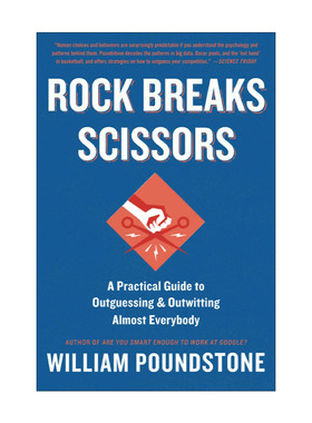 英文原版 Rock Breaks Scissors 剪刀石头布 如何成为超级预测者 威廉·庞德斯通 英文版 进口英语原版书籍
