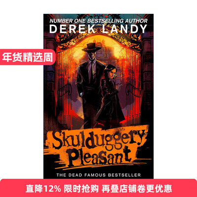 英文原版 Skulduggery Pleasant 怪侠S.P先生 德雷克·兰迪 骷髅侦探 英文版 进口英语原版书籍